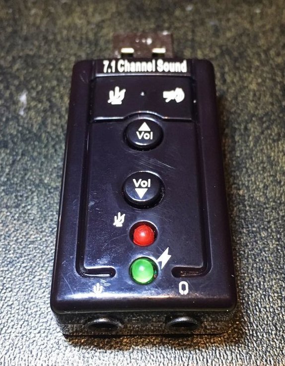 Звукова карта-адаптер USB 2.0 7.1, numer zdjęcia 4