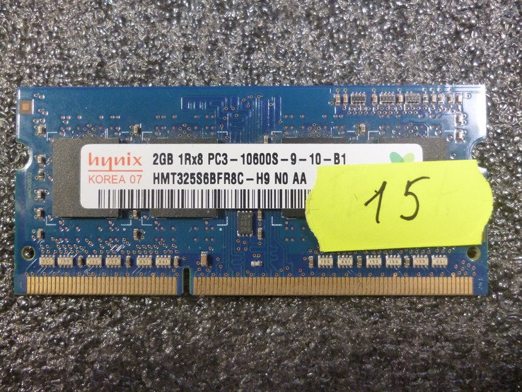 № 15 Оперативка для ноутбука DDR 3  2GB  Проверена Memtest86