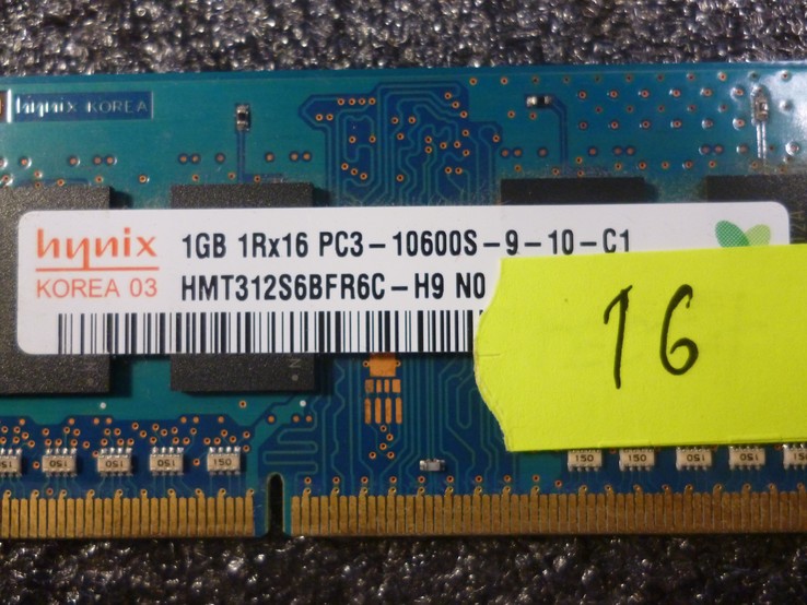 № 16 Оперативка для ноутбука DDR 3  1GB  Проверена Memtest86, фото №3