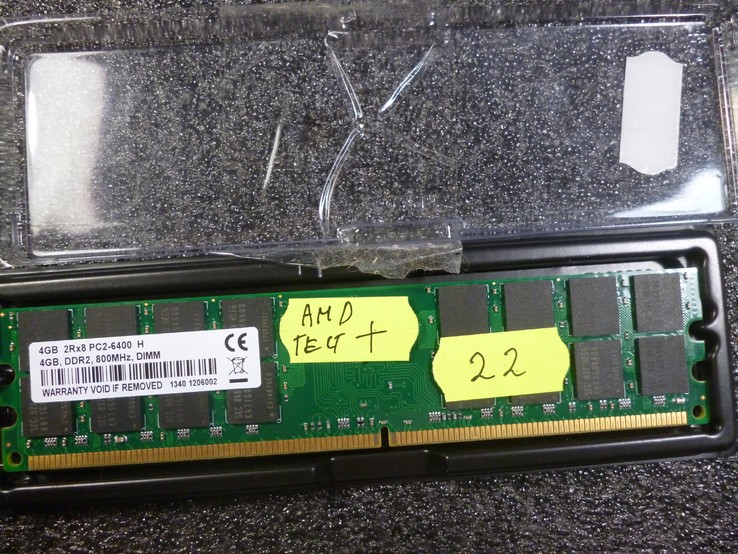 № 22 Оперативная память для ПК DDR2  4gb amd, фото №2