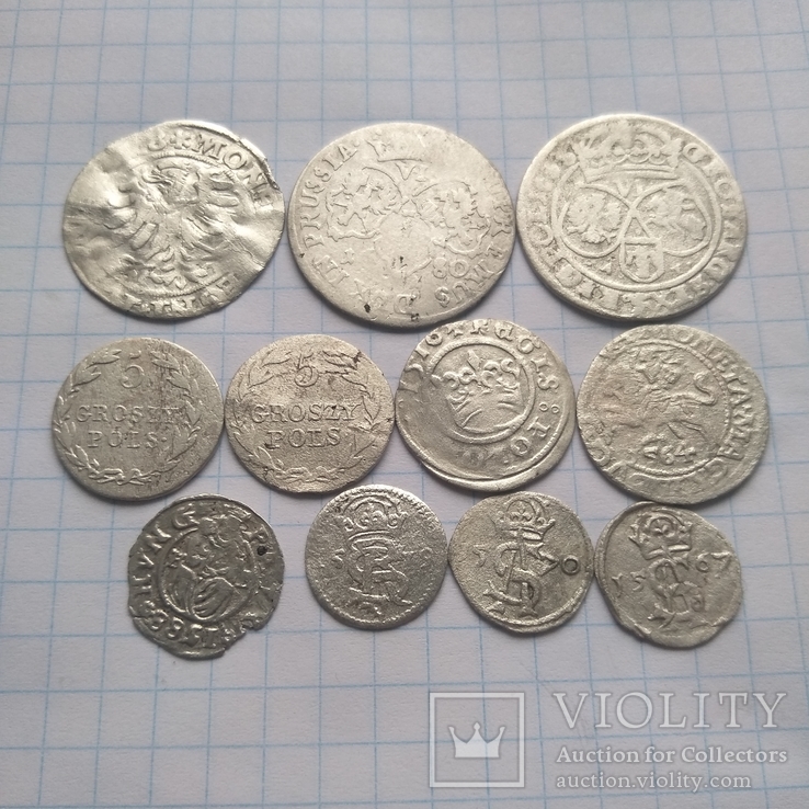 Середньовічні монети 11 шт.