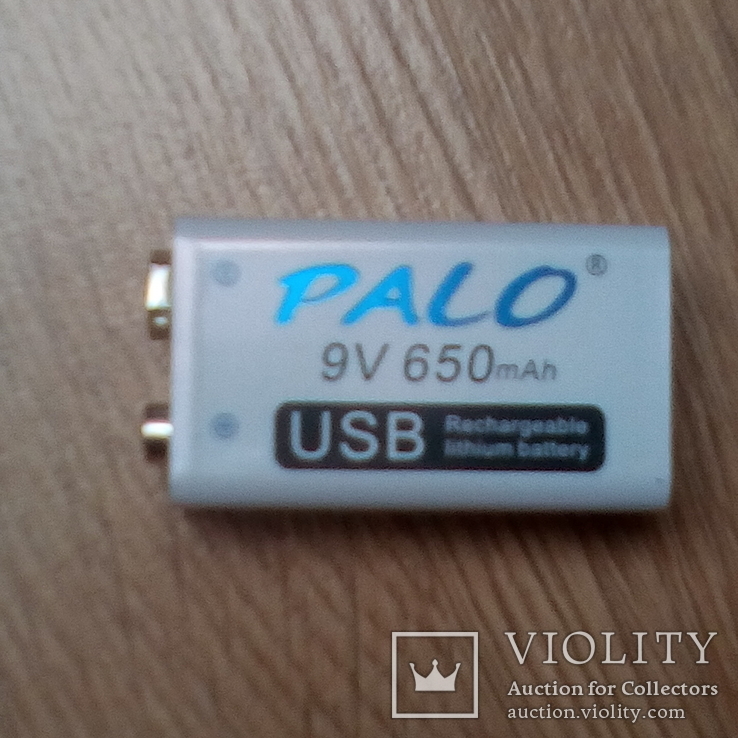 Акумулятор "крона" з мікро USB 9V, фото №2