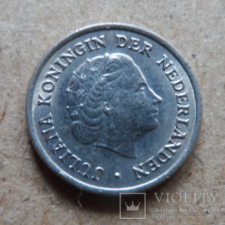 10 центов 1956 Нидерланды    (П.2.34)~, фото №3