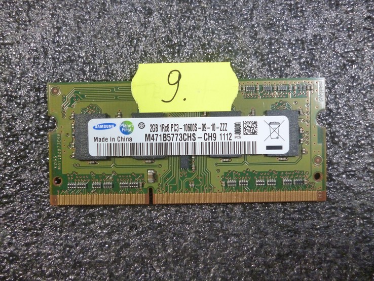 № 9 Оперативка для ноутбука DDR 3  2GB  Проверена Memtest86, photo number 2