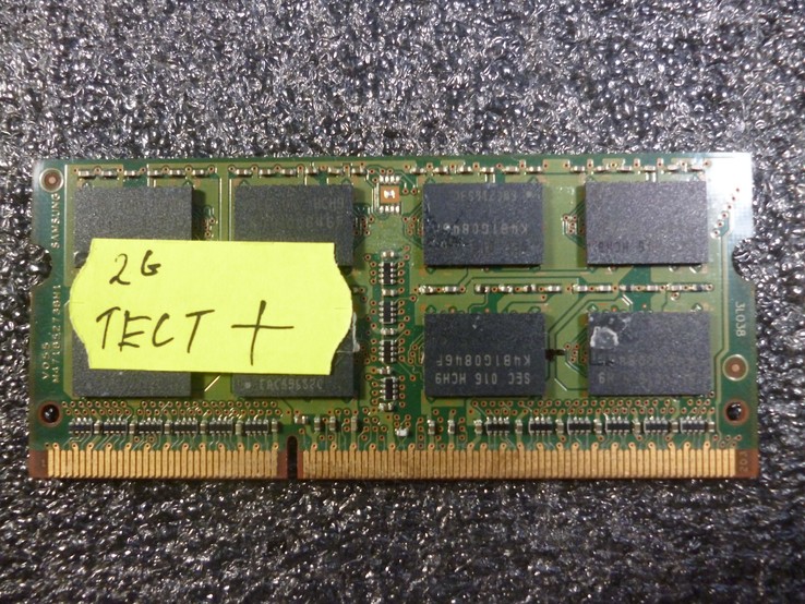 № 11 Оперативка для ноутбука DDR 3  2GB  Проверена Memtest86, фото №3