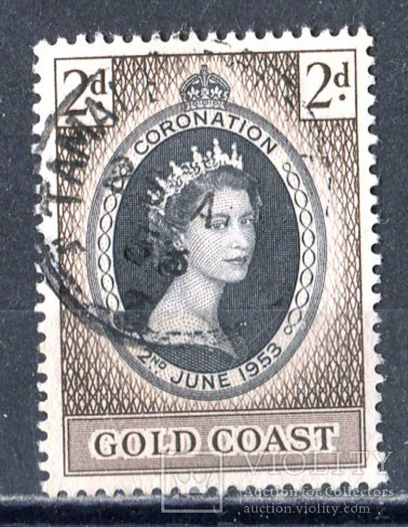 Британские колонии, Золотой Берег, 1953 г. , Елизавета II