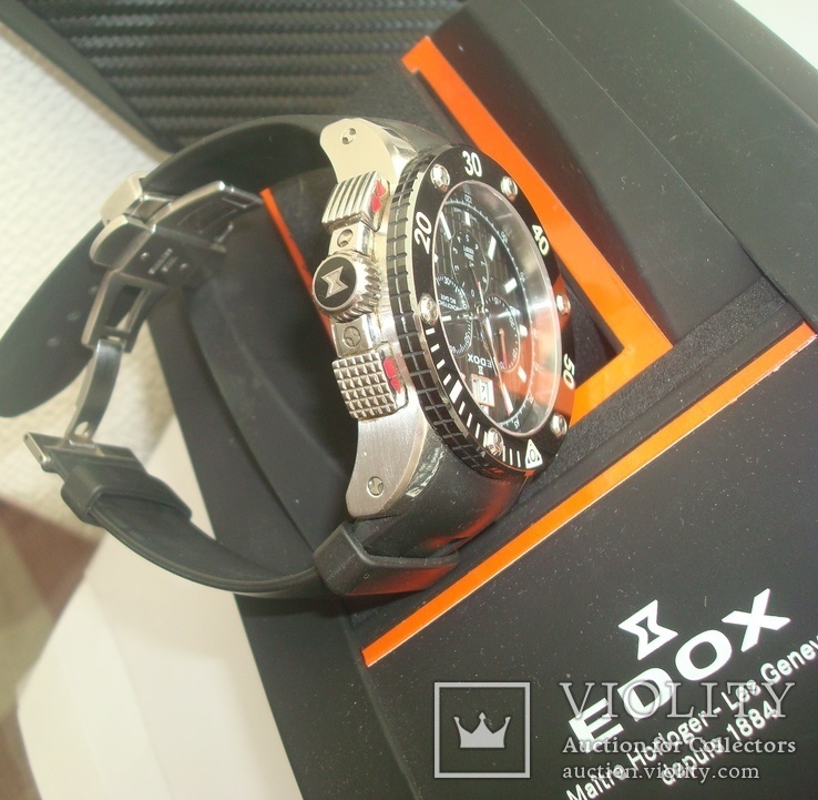 Швейцарские часы EDOX мужские Оригинал EDOX CLASS 1 - N 370223 / 10012, фото №6