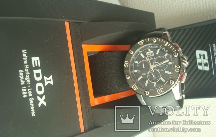 Швейцарские часы EDOX мужские Оригинал EDOX CLASS 1 - N 370223 / 10012, фото №8