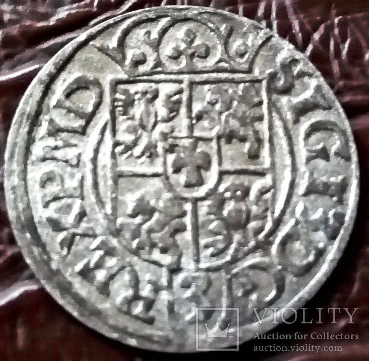 1 1/2 grosza 1617 roku. Polcsha (sriblo) R-8 (pomilka - bez LITVI), numer zdjęcia 2