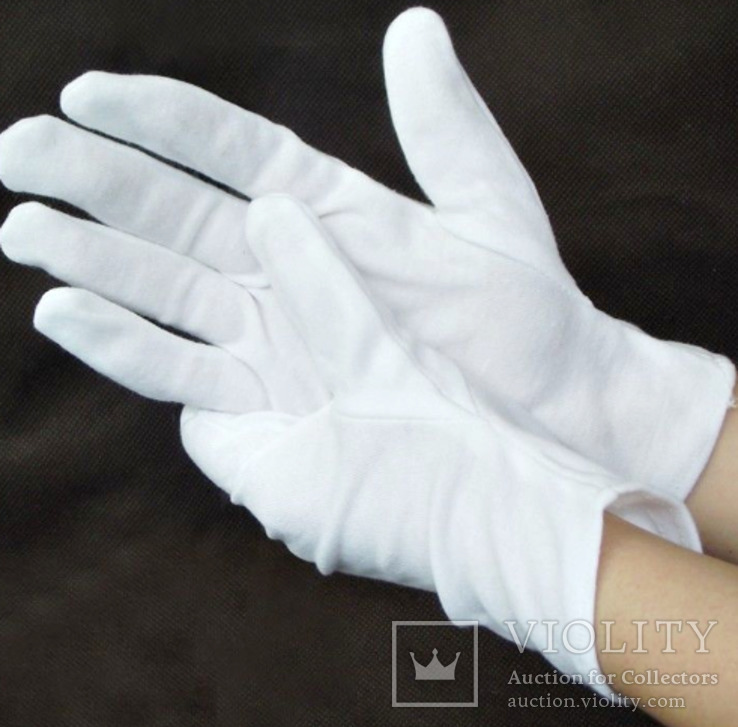 Нумизматические перчатки из хлопка