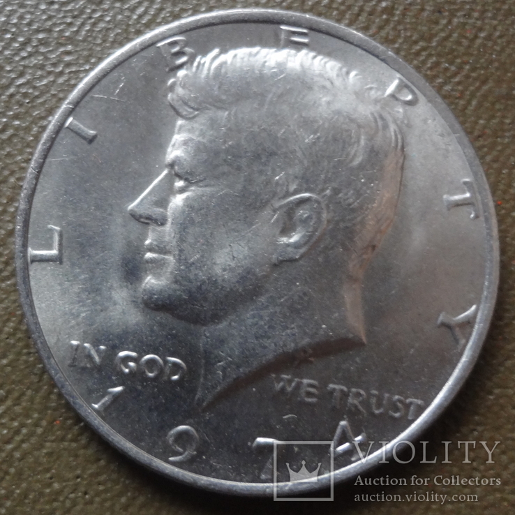 1/2 доллара 50 центов 1974  США    (Ю.8.3)~, фото №2