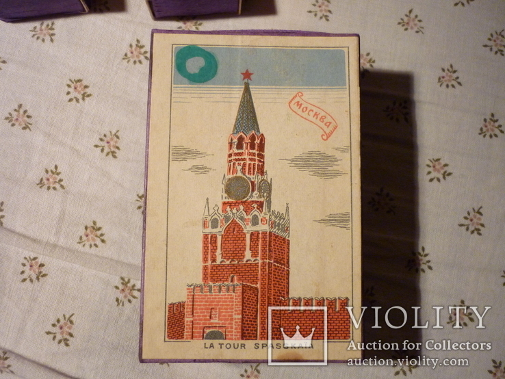 Сувенирный набор спичек "Башни Московского Кремля" 1958 год, фото №4