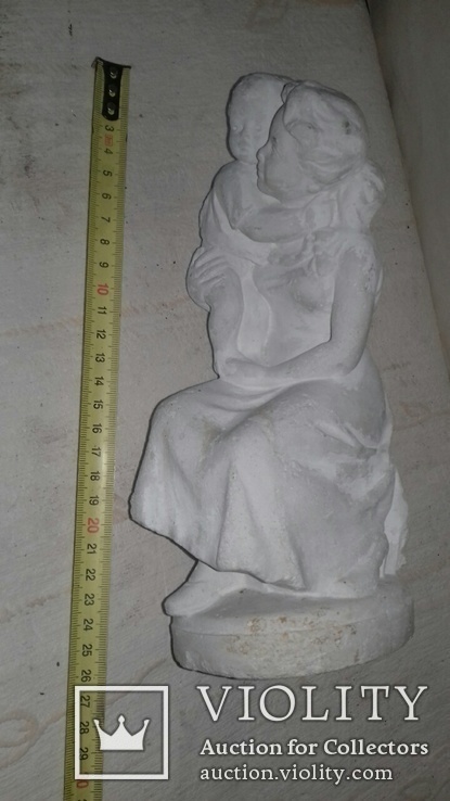 Гипсовая статуэтка Женщина с ребёнком, фото №2