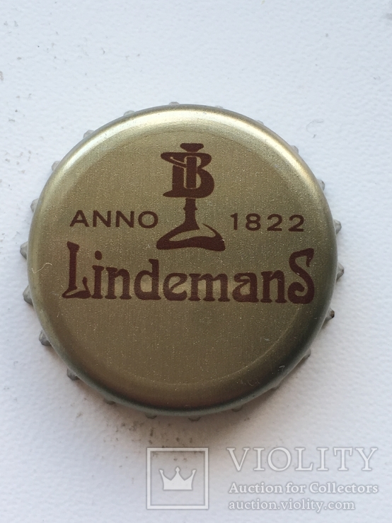 Кроненпробка от пива "Lindemans", Бельгия.