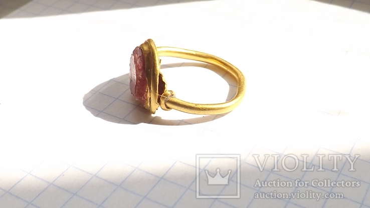 Золотой римский перстень 5,14г, фото №7