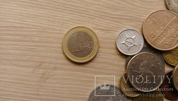 1 евро+50 монет мира