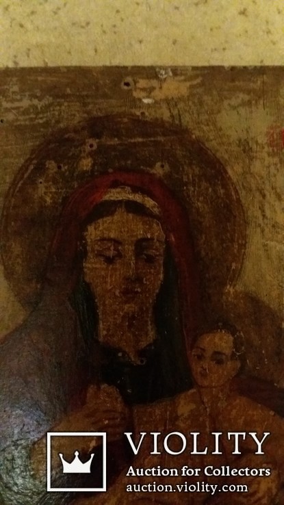 Икона Божья матерь с младенцем., фото №4