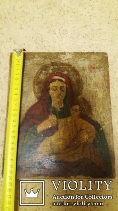 Икона Божья матерь с младенцем., фото №8