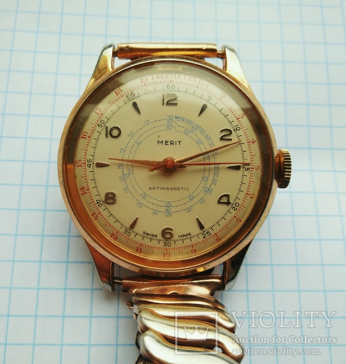 Часы Merit. Sorna watch. Swiss made, фото №2