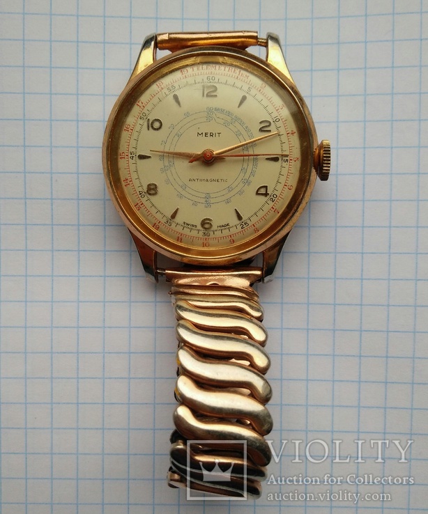 Часы Merit. Sorna watch. Swiss made, фото №3