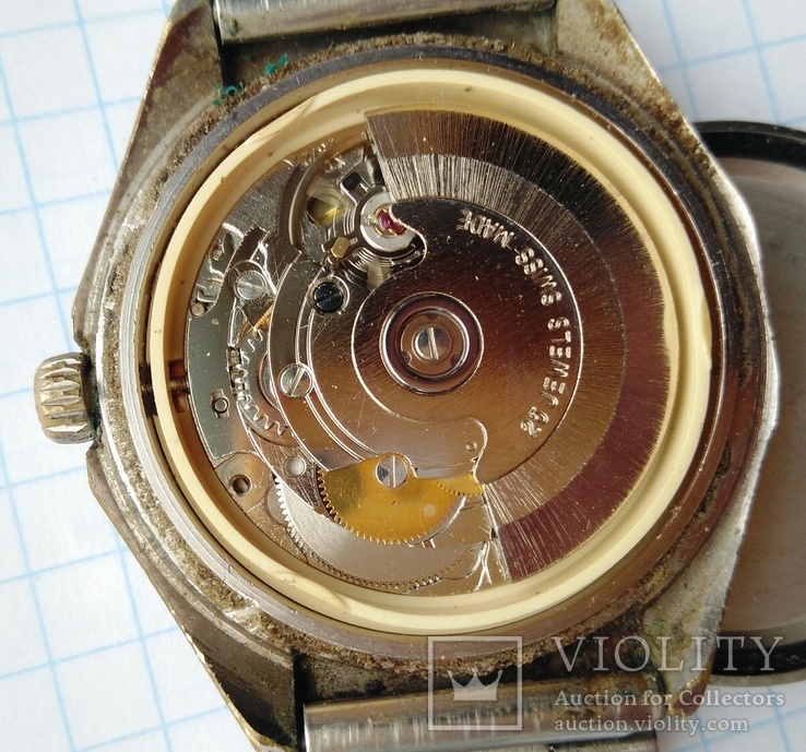 Часы Lagonda automatic 25 jewels inkabloc. Swiss made, фото №3