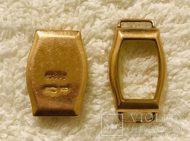 Золотые женские наручные часы " ЗАРЯ" ( в ремонт ), фото №6