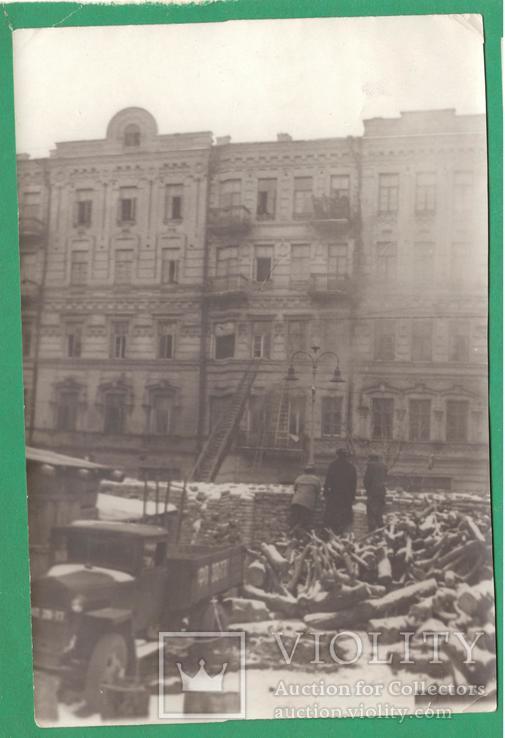Киев Красноармейская грузовик ремонт 1940-е, фото №2
