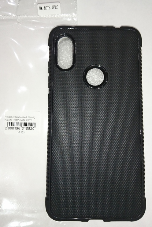 Бампер (чехол) Xiaomi Redmi Note 6 Pro (черный)