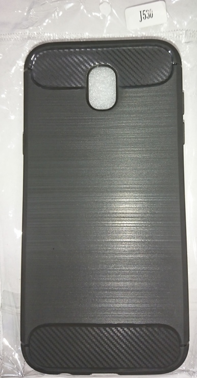 Бампер (чехол) Samsung J5 (530) 2017 серый