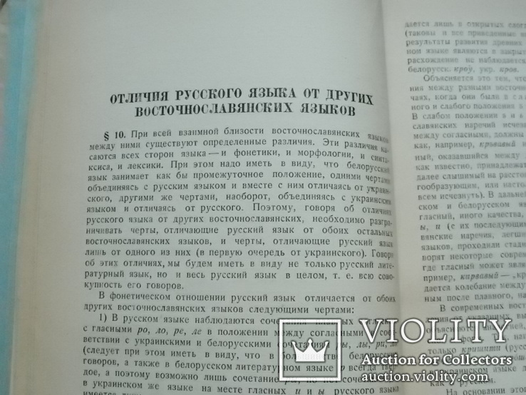 Русская диалектология, проф. П.С.Кузнецов, Учпедгиз 1951 с картой, фото №7