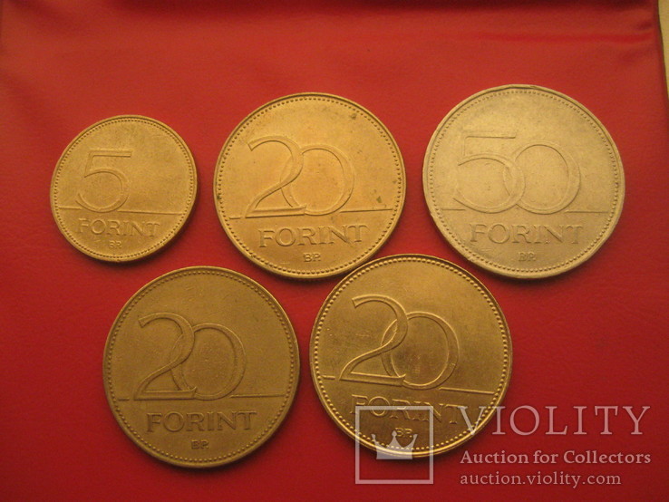 Монеты Венгрии, 5  шт., фото №2