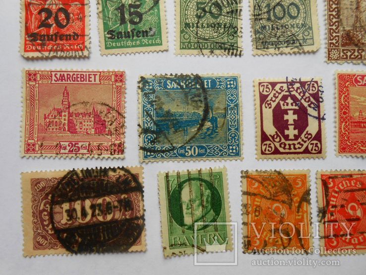 1870-1930 г. Германия. 52 марки, фото №9