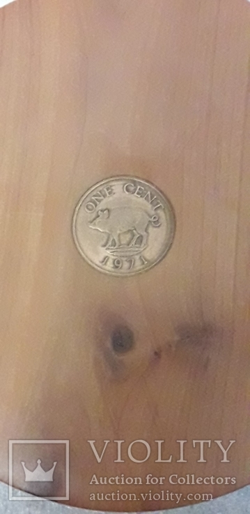 Шкатулка із ставкою з монети, фото №10