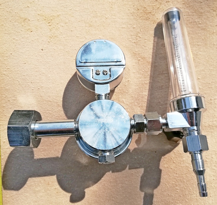 Редуктор газовий,аргон-вуглекислота,у30/Ар40,із ротаметром., фото №5