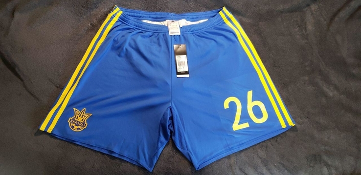 Spodenki reprezentacji Ukrainy Adidas nr 26