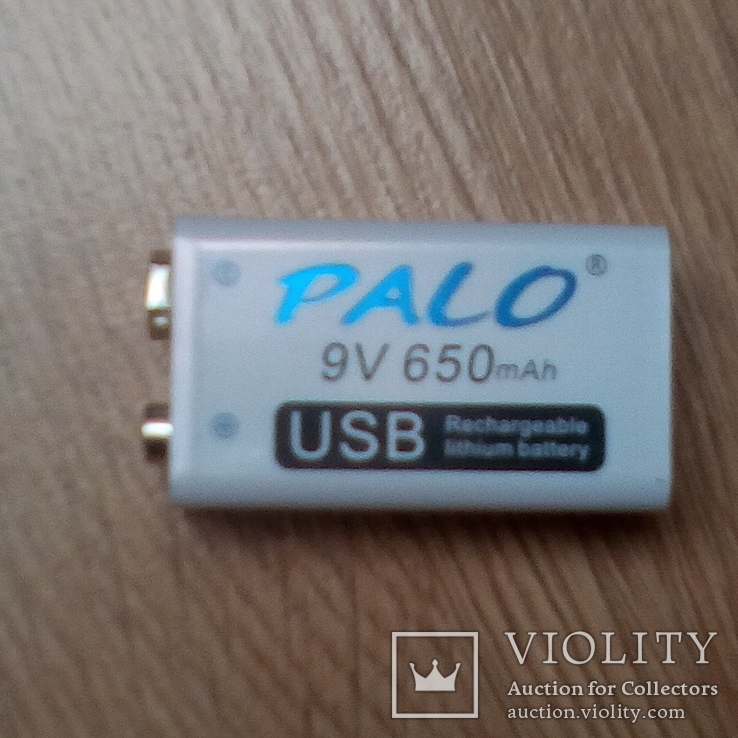 Аккумулятор "крона" з мікро USB 9V, фото №2