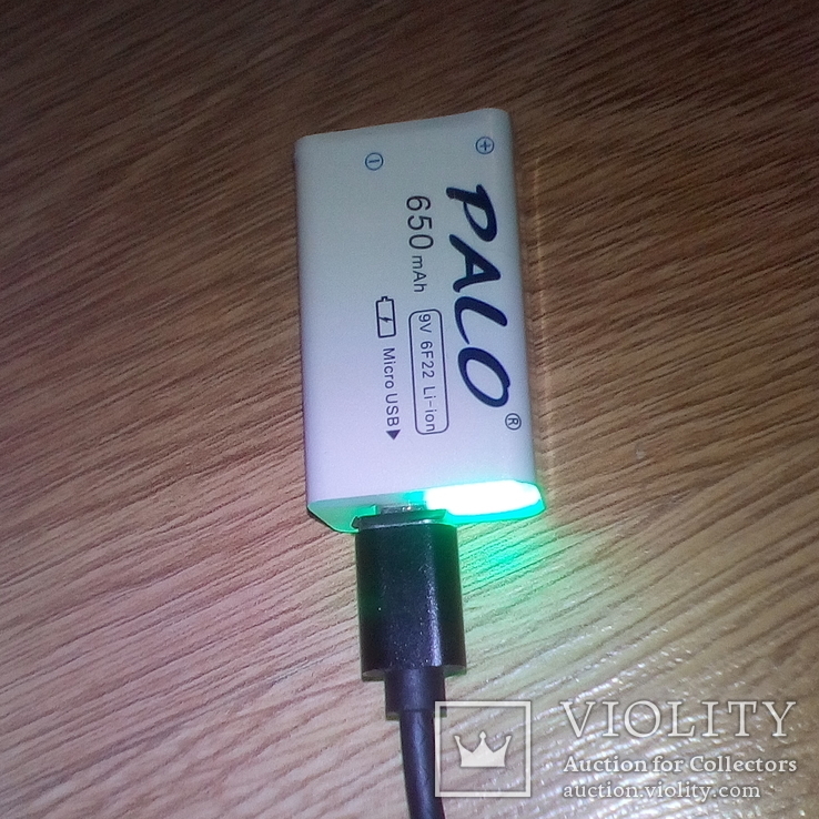 Аккумулятор "крона" з мікро USB 9V, фото №6