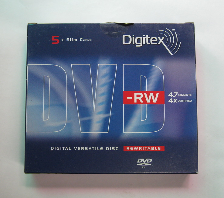 DVD-RW Digitex 4.7Gb 4x Slim Case