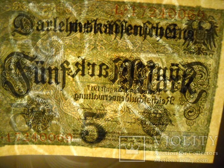 5 марок-1917г.-пресс, фото №4