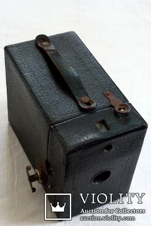 Старинный фотоаппарат Kodak Brownie № 2 модель 1905 г., фото №2