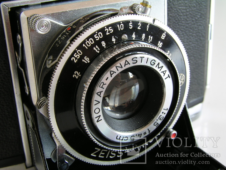 Фотоаппарат Ikonta 522/24,Zeiss Ikon,24х36 мм,Германия,1948 г., фото №6