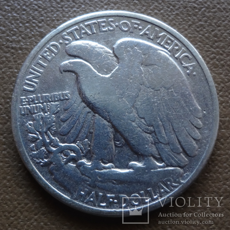 50 центов 1942  США  серебро (Я.4.2)~, фото №3