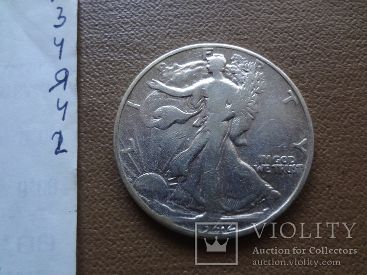 50 центов 1942  США  серебро (Я.4.2)~, фото №5