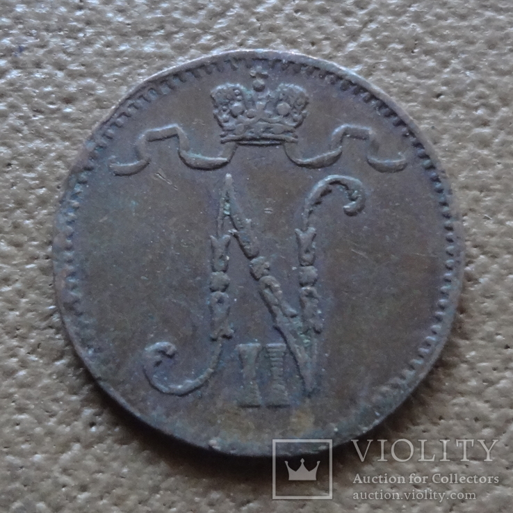 1 пенни 1905 Финляндия   (П.4.13)~, фото №3