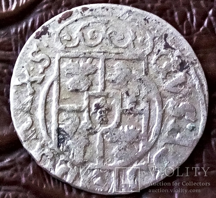 1 1/2 гроша 1633 року. Лівонія (срібло) . Швеція., фото №3