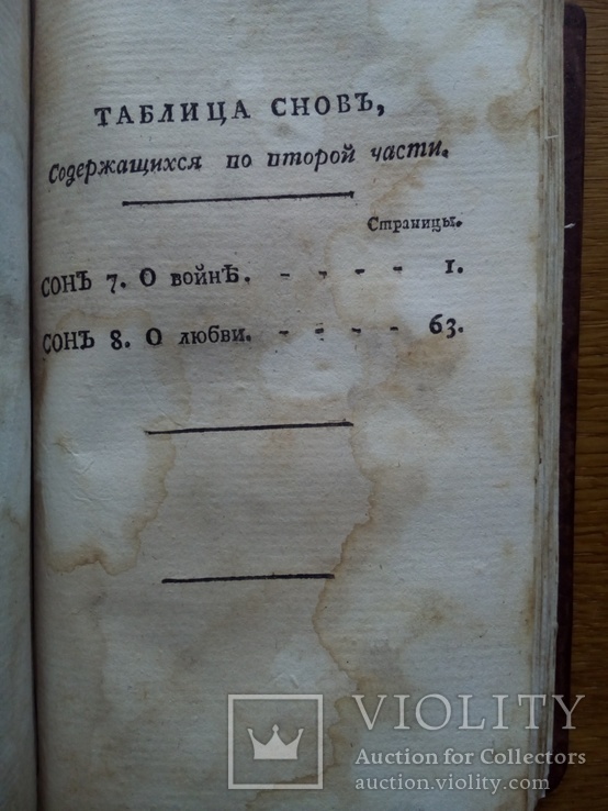 Философические Сны 1781 г, фото №6