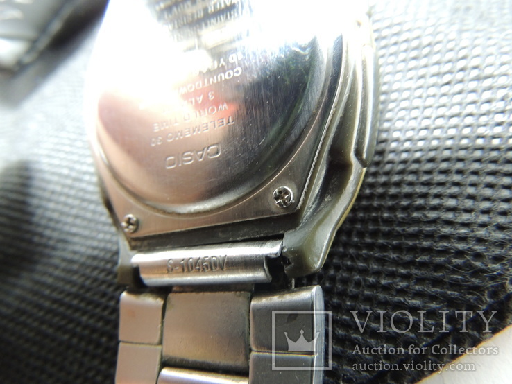 Фирменные часы ‘‘japan movt’’ Casio оригинальный браслет + будильник + мировое время (Сделаны в Китае), фото №8
