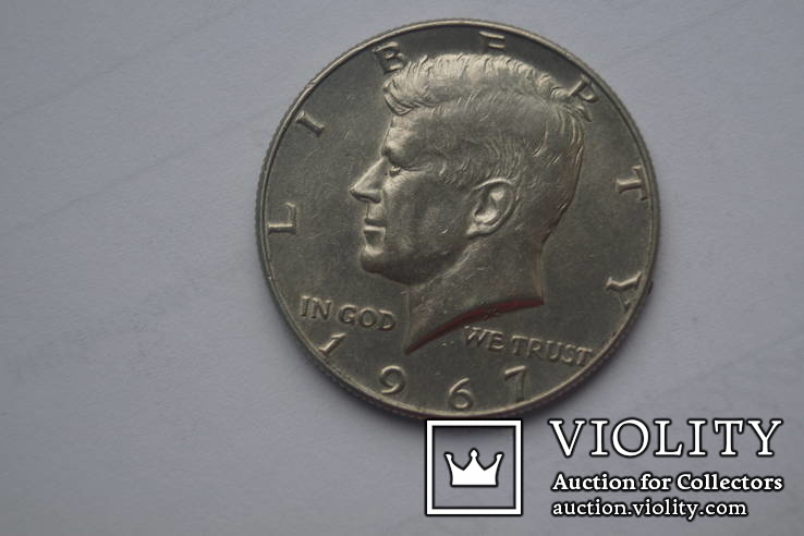 1/2 долара 1967 р. США. Срібло.