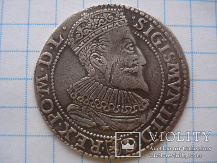 6 грош Сигізмунда ІІІ 1596р.Мальборк, фото №2