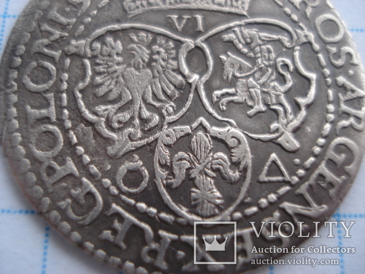 6 грош Сигізмунда ІІІ 1596р.Мальборк, фото №9